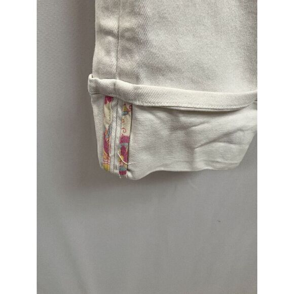 Gap Womens Low-rise Low-waist Casual Crop Denim Jeans Beige Size 4 - Picture 3 of 7